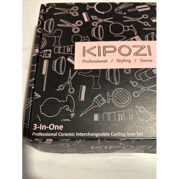 Kipozi Professional/Styling 5 in 1 Set, Interchangeable Curling Wand Set - New - Picture 6 of 6